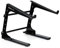 Gator Frameworks platzsparender zusammenklappbarer Laptop-/DJ-Controller-Ständer mit Fester Höhe | (GFWLAPTOP1000) | Schwarz