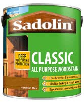 WALLPAPER EMPIRE SADOLIN Classic Wood Protection Heritage Oak 0.75 Litre
