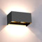 Wandleuchte Innen/Außen 24W LED, Außenlampe Anthrazit LED Wandleuchte Aussen 3000K Mit Einstellbar Abstrahlwinkel Wandlampe Außenleuchte Wasserdicht IP65 Wandbeleuchtung Warmweiß für Balkon Wohnzimmer