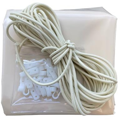 Bâche hivernage Piscine Hors Sol Ubbink Sunwater Ø 410 cm - Toile PVC 640 g/m² Ivoire - Couverture Hiver