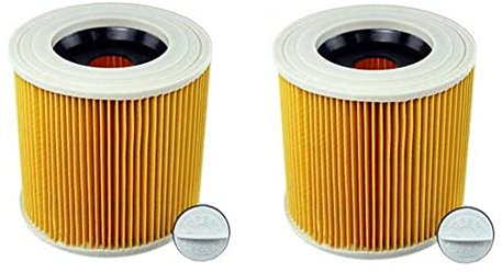Beby Lot de 2 filtres pour aspirateur WD3 Premium WD2 WD3 WD1 MV3 MV2 3 P Kit contre la poussière fine