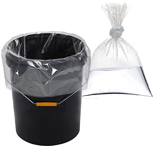 5 Gallon Bucket Liner Bags Turkey Bucket Dry Brine Bag Food Grade Heavy Duty Leak Proof Ice Bucket Liner for Marinating and Brining Food Storage (30 Pieces, 20 x 24 Inch)