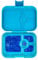 Yumbox Panino M Lunchbox (Luna Aqua) - mittelgroße Brotdose mit 4 Fächern | Kinder Bento Box für Kindergarten, Schule, Erwachsene