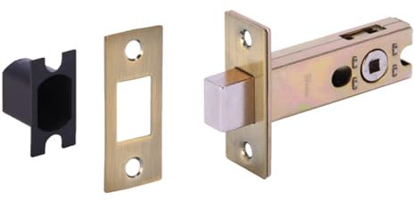 HANDLEZONE® Bathroom Toilet Door Deadbolt Lock - Antique Bronze - 76mm Bolt with 57mm Backset