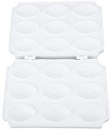 Fleischbällchen Form Prozessor DIY Kibbeh Rollen Maker Form Manueller Hackbraten Maker Presswerkzeug DIY 9 Gitter Hausgemachter Fleisch-Maker (Reines Weiß)