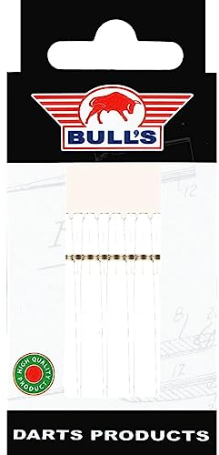 BULL'S Entfesseln Sie Ihr Dart-Potential Nylon The Original White Long Shafts | Extra Länge für verbesserte Leistung | 66mm