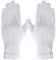 Lusofie 2 Paar Weiße Baumwollhandschuhe Herren Uniform Handschuhe Weiß Genähte Kleidung Schützenfest Polizeibegleiter Parade Formelle Wache Hochzeit Smokinghandschuhe Schmuck Driving Gloves