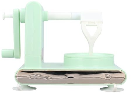 Pelapatate, Efficiente Pelamele Multifunzionale a Manovella per Frutta, Pelapatate, Frutta e Verdura (verde chiaro)