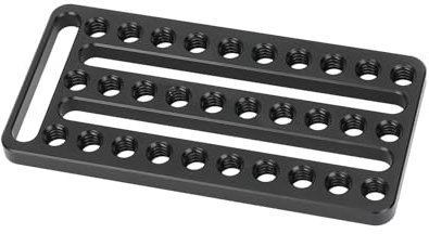 CAMVATE Multipurpose Cheese Plate with 1/4-20 Threads & Slots - 3649