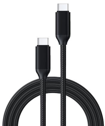 MAS CARNEY Cable USB C a USBC 1.8m, 100W Cable Tipo C de Carga Rápida Trenzado Nylon Compatible con iPhone 15 16 Samsung Galaxy S23 22 S21, Xiaomi Redmi, Google Pixel, Huawei, Vivo, OPPO, Tablets