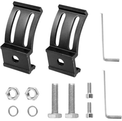 Ronyme Lot de 2 Supports de Montage pour Barre Lumineuse LED, kit de Support de Montage Coulissant, Support de Lampe, Accessoires de Voiture, Base