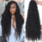 Samtress 24 Inch Goddess Locs Crochet Hair 8 Packs Pre-looped Faux Locs Synthetic Crochet Braids Natural Black Bohemian Soft River Crochet Braids with Curly Ends for Black Women (#1B)