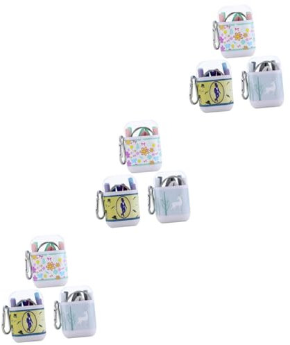 PRETYZOOM 9 Juegos De Pajitas Para Bebidas Pajitas Plegables De Silicona Reutilizables Portátiles