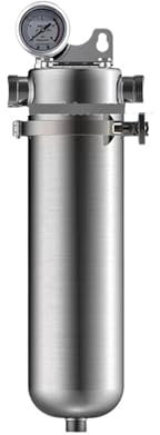8000 l Edelstahl-Untertisch-Wasserfiltersystem, Überwachung des Wasserdrucks. Heißes oder kaltes Wasser für Untertisch-Wasserfilter(Half inch and 1 inch)