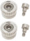 YINETTECH 2 Sets Vernickelte Extruderzahnräder aus Gehärtetem Stahl mit Schrauben Kompatibel mit Creality K1 K1C K1 Max Ender 3 V3 Ender 3 V3 Plus 3D-Druckern