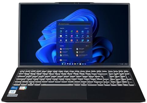 bluechip TRAVELline B15W58 Intel® Core™ i7-1355U Prozessor / 5.00 GHz・(881303)・Windows 11 Pro・15.6 Non-Glare IPS Panel・1920 x 1080・16 GB DDR5・1 TB NVMe SSD・Intel® WiFi 6 AX211 2x2・Bluetooth 5.3・Gi
