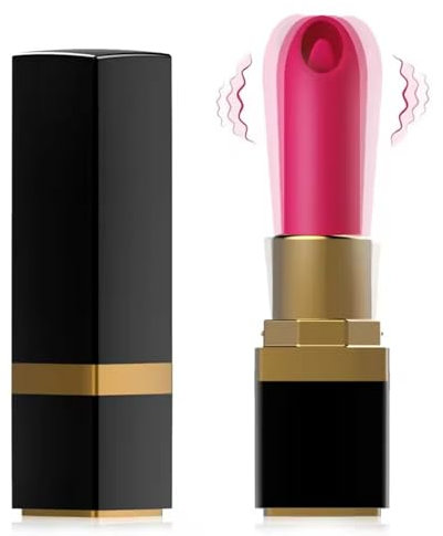 Qhysin Mini Vibration für Frauen Lippenstift Vibrator mit 10 Vibrationsmodi Klein Tragbare Massagestabe Sex Spielzeug für die Frau Klitoris Nippel Stimulator G Punkt Vibratoren Sexspielzeug für Paare