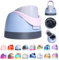 Ruzkq Replacement Lid for Owala Freesip, Compatible with Owala Cup 16oz 24oz 32oz 40oz, One Button Water Bottle Top Lid Replacement Accessory, Leakproof, BPA-Free (Blue-Pink)
