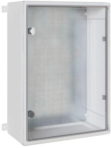 vidaXL Steuerungsschrank Grau 57 x 24,5 x 70 cm ABS Kunststoff | Robust und stabil für langanhaltenden Gebrauch, Hält Feuchtigkeit und Schäden fern,