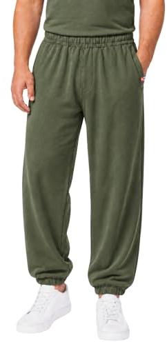 CUBAIANS Caonao Herren Jogginghose Baggysweat Pant Hose Freizeit Loose Fit Sweat mit Bündchen