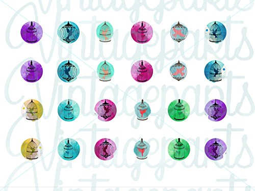 Motivbogen Birdcage für 12mm Cabochons
