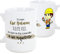 MUGFFINS Taza Batman de Desayuno Original para Regalar a Trabajadores Profesionales - Detalles para arquitectos