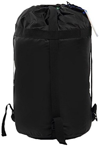 VORCOOL Wasserdicht Space Saver Compression Stuff Sack Schlafsack Sachen Sack Compression Tasche Säcke Camping Wandern Backpacking Jagd Reise Größe S (Schwarz)