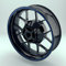 OneWheel Felgenstreifen 4mm für Motorrad & Auto (15-19 Zoll) - Farbe wählbar - Rim Stripes Set für Vorder- & Hinterreifen (Blau - glänzend)