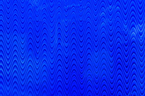 Fablon FAB13806 Holographic Blue Waves Adhesive Film