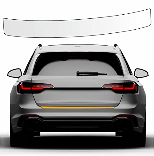 Lackschutzshop – Fit Paint Protection Film as Self-Adhesive Bumper Protector (Car Film and Protective Film) Transparent 150 μm for Model See Description
