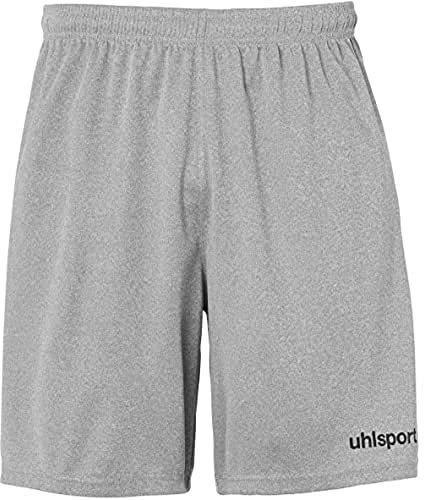 uhlsport Kinder Center Basic Shorts, Dark grau Melange/Schwarz, 128