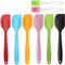 6 Pcs Spatule Silicone, Maryse PatisserieRésistant À La Chaleur De Anti-adhé Non Toxiques Sans BPA Outil De Cuisson Patisserie, 2 Brosse En Silicone