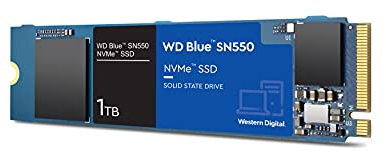 Western Digital WD Blue SN550 SSD integrato M.2-2280 MVNe modello standard 1TB 5 anni di garanzia WDS100T2B0C-EC