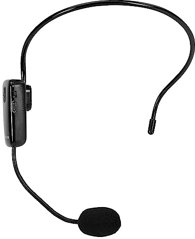 Retekess TR503 Drahtloses Mikrofon FM-Funk-Headset-Mikrofon mit Wiederaufladbarem Akku-Audio-Soundsystem für Gleichzeitige Besprechungen Lehr- und Reiseleitersystem
