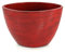 Cache-Pot Moderne Vase pour Fleurs en céramique Rouge 28x15x19 cm