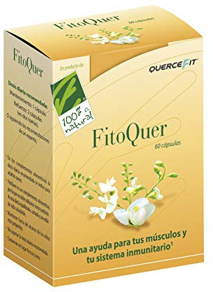 FitoQuer® - Quercetina Fitosomada QuerceFit® con Vitamina D3 y B2 - Alta Absorción y Biodisponibilidad - Apoya el Sistema Inmunitario y Muscular - Reduce Fatiga - 60 Cápsulas - 100% Natural