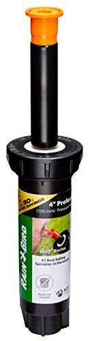 Rain Bird 1804LNPRS Aspersor emergente Profesional regulador de presión (PRS), Solo Cuerpo sin Boquilla, Altura emergente de 4 Pulgadas, Negro