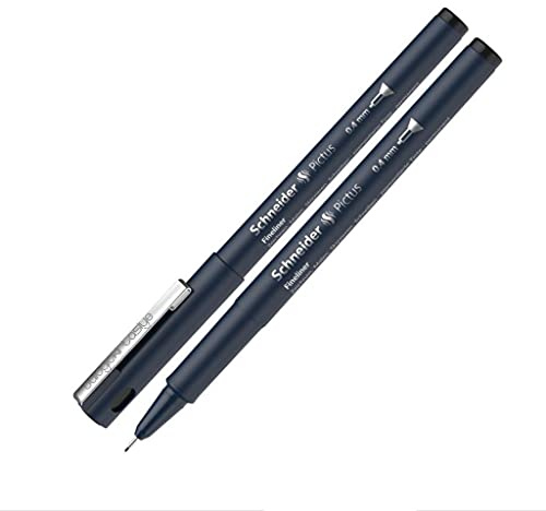 Schneider Pictus Permanent Fineliner 0,1mm Edelstahl schwarz