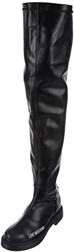 Love Moschino JA26094G0FIEZ, Stivale, Donna, Nero, 41 EU