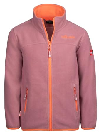 Trollkids Girls Oppdal Jacket XT 164, Orchid/Peach