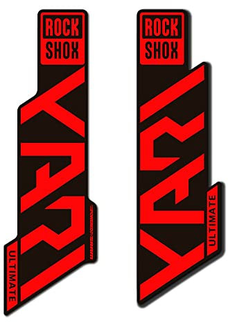Adesivi compatibili con forcella bici Rock Shox Yari Ultimate 2020