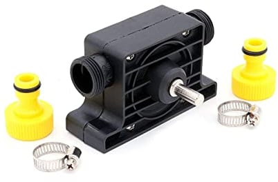 ZONADAH Portable Water Pump for Electric Drills Cordless Drills with Hose Connectors High Flow Rate for Home Gardening Boats Cars Trucks