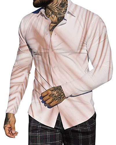 Langarm Männer Hemden 10er Pack T-Shirts Atmungsaktive Jacke Herren Stehkragenhemd Herren Kurzarm Tshirt Herren Weiss Herren Langarmshirt Freizeit