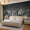 XLMING New York la nuit Murale Papier Peint 3D Salle de séjour Chambre à coucher séjour Mural enfant-200cm×140cm