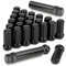 Pmkvgdy M14X1.5 Radmuttern, 24 StüCk 14Mmx1.5 7 Spline Drive Ahle Cone Radmuttern 2 Schwarz mit 2 SteckschlüSseln