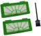 SUPENG Magnetischer Hauptwalzen-Seitenbürstenfilter, kompatibel mit Vorwerk VR100 SEITENBURSTE FUR Kobold SAUGROBOTER Staubsaugerteilen (Color : 3pcs Filter Kit)