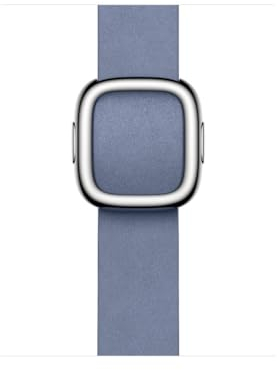 Apple Watch Band - Modernes Lederarmband - 41 mm - Lavendelblau - Small