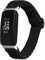 kwmobile Armband kompatibel mit Fitbit Inspire 2 / Inspire HR - Nylon Fitnesstracker Sportarmband Band in Schwarz - Innenmaße von 12-20 cm
