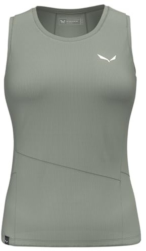 Salewa Damen Puez Sporty Dry Tanktop Women Hiking Shirt, Shadow, L EU