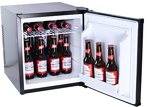 bar@drinkstuff Small Drinks Fridge - Dual UK & Euro Plug, Quiet Drinks Fridge, Ideal for Hotels and B&Bs